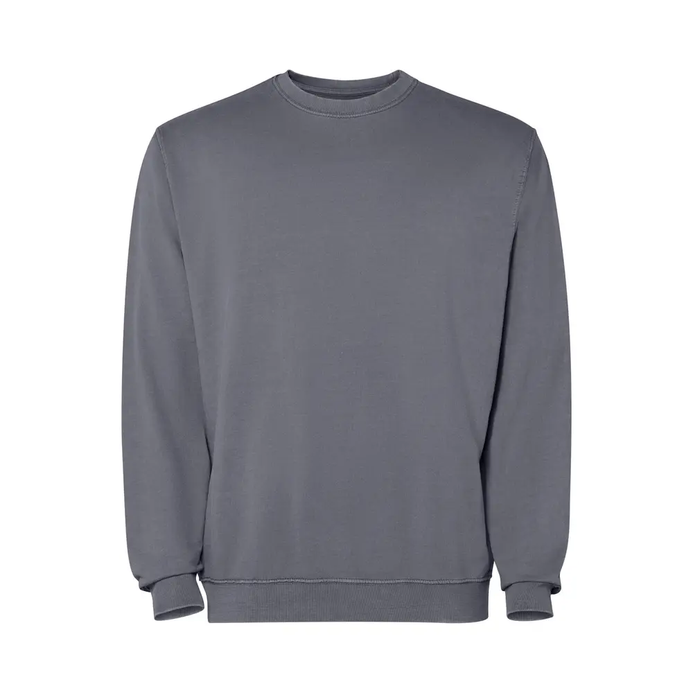 Jaya 250 g/m² unisex sweater med rund hals i farven Mørkegrå