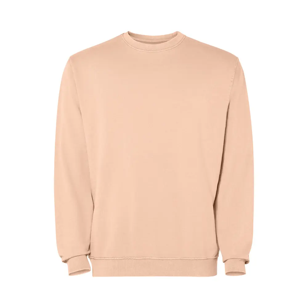 Jaya 250 g/m² unisex sweater med rund hals i farven Lys orange