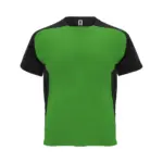 Bugatti kortærmet unisex sports t-shirt i farven Bregne grøn / Ensfarvet sort