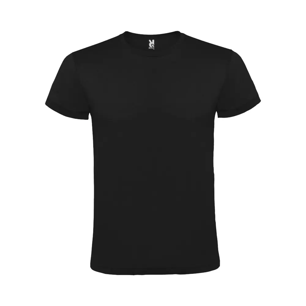 Atomic 150 g/m² kortærmet unisex t-shirt i farven Ensfarvet sort