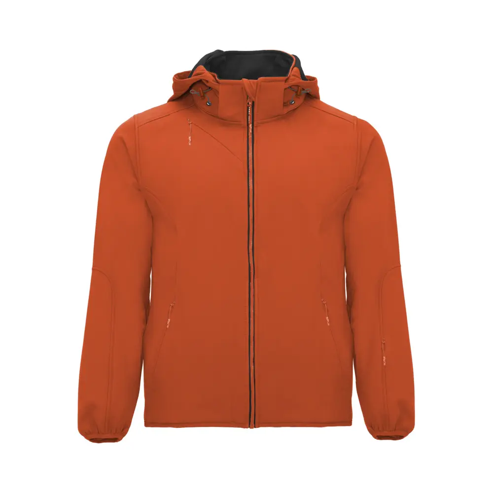 Sibirien unisex softshelljakke i farven Vermilion orange