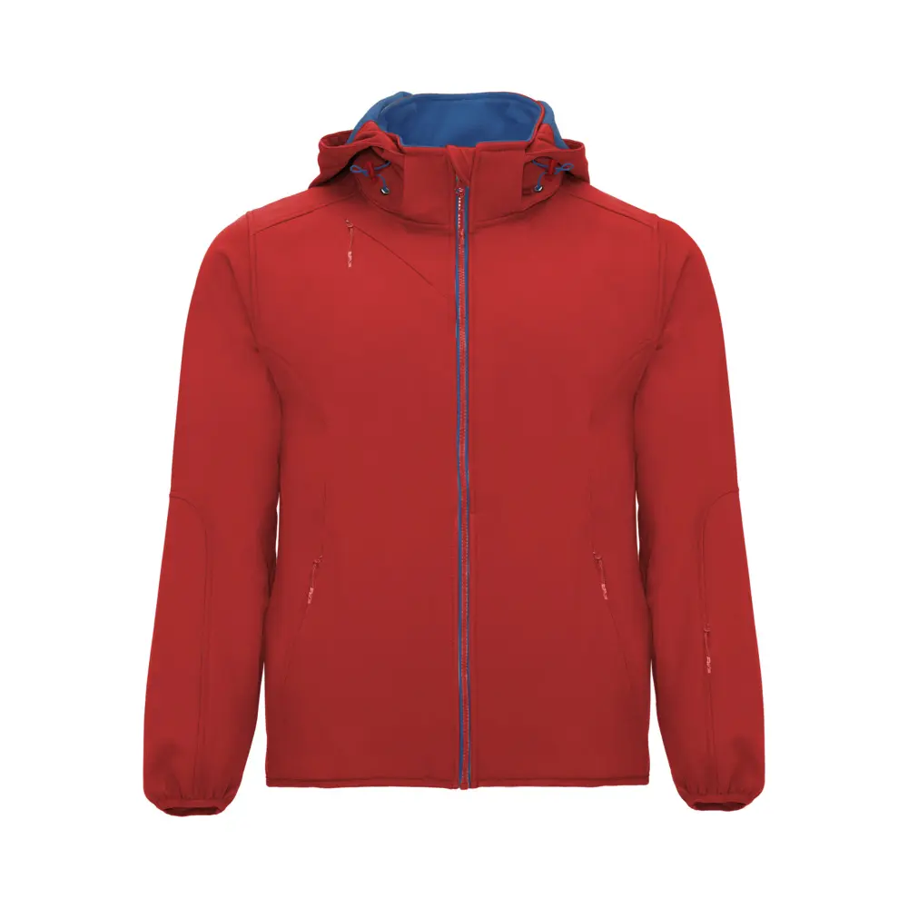 Sibirien unisex softshelljakke i farven Rød