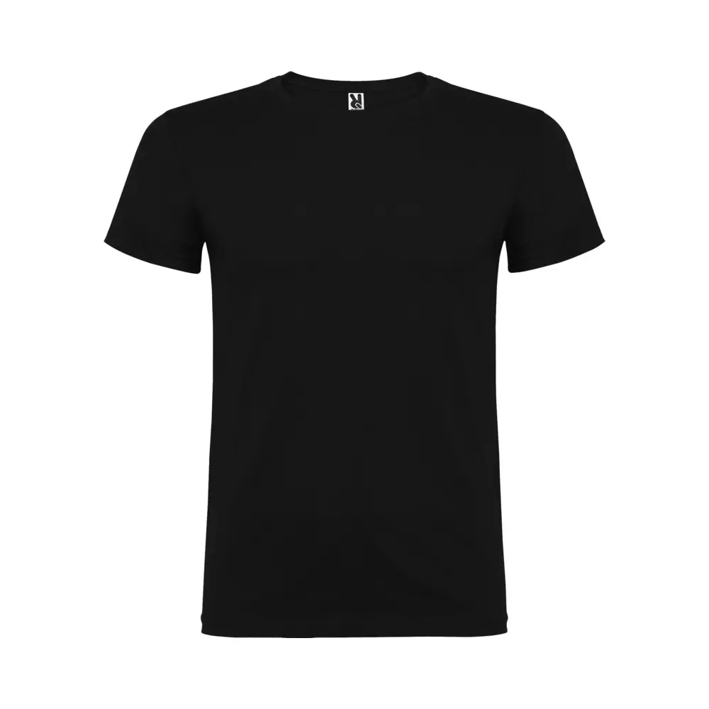 Beagle 155 g/m² kortærmet t-shirt til mænd i farven Ensfarvet sort