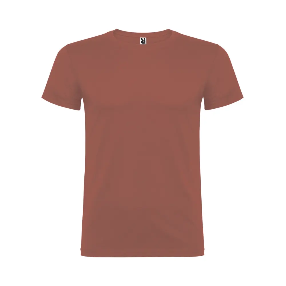 Beagle 155 g/m² kortærmet t-shirt til mænd i farven Mursten rød