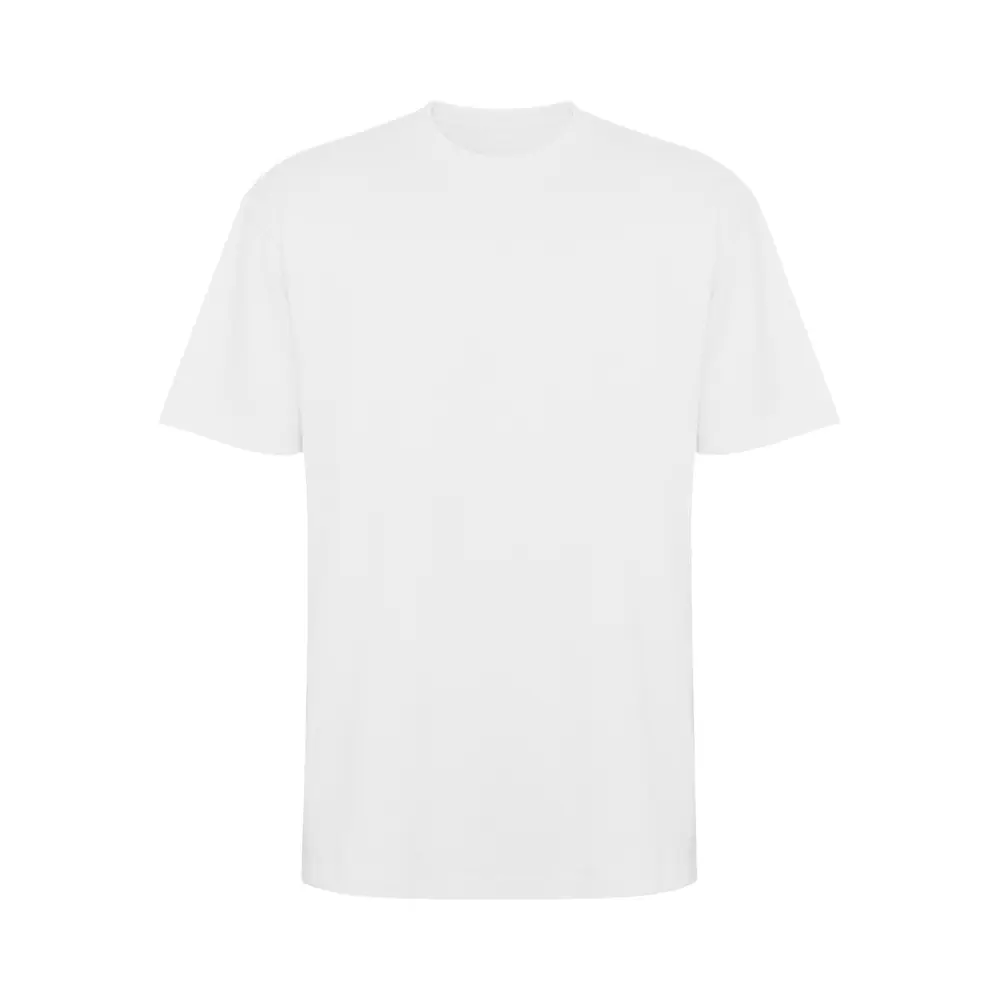 Bull 210 g/m² genvundet kortærmet unisex T-shirt i farven Hvid