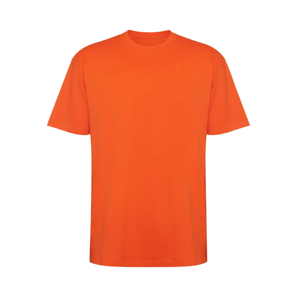 Bull 210 g/m² genvundet kortærmet unisex T-shirt i farven Ild orange