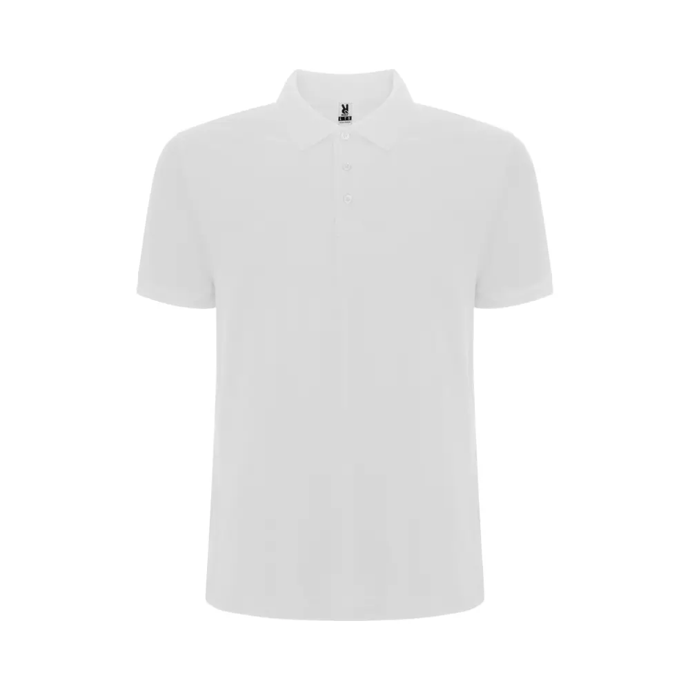 Pegaso Premium 220 g/m² kortærmet herrepolo i farven Hvid