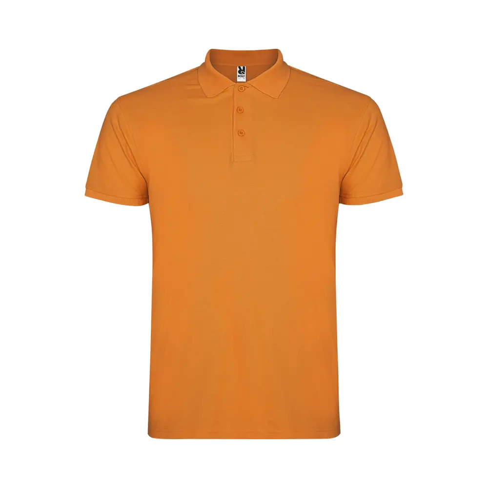 Star 200 g/m² kortærmet polo til mænd i farven Orange